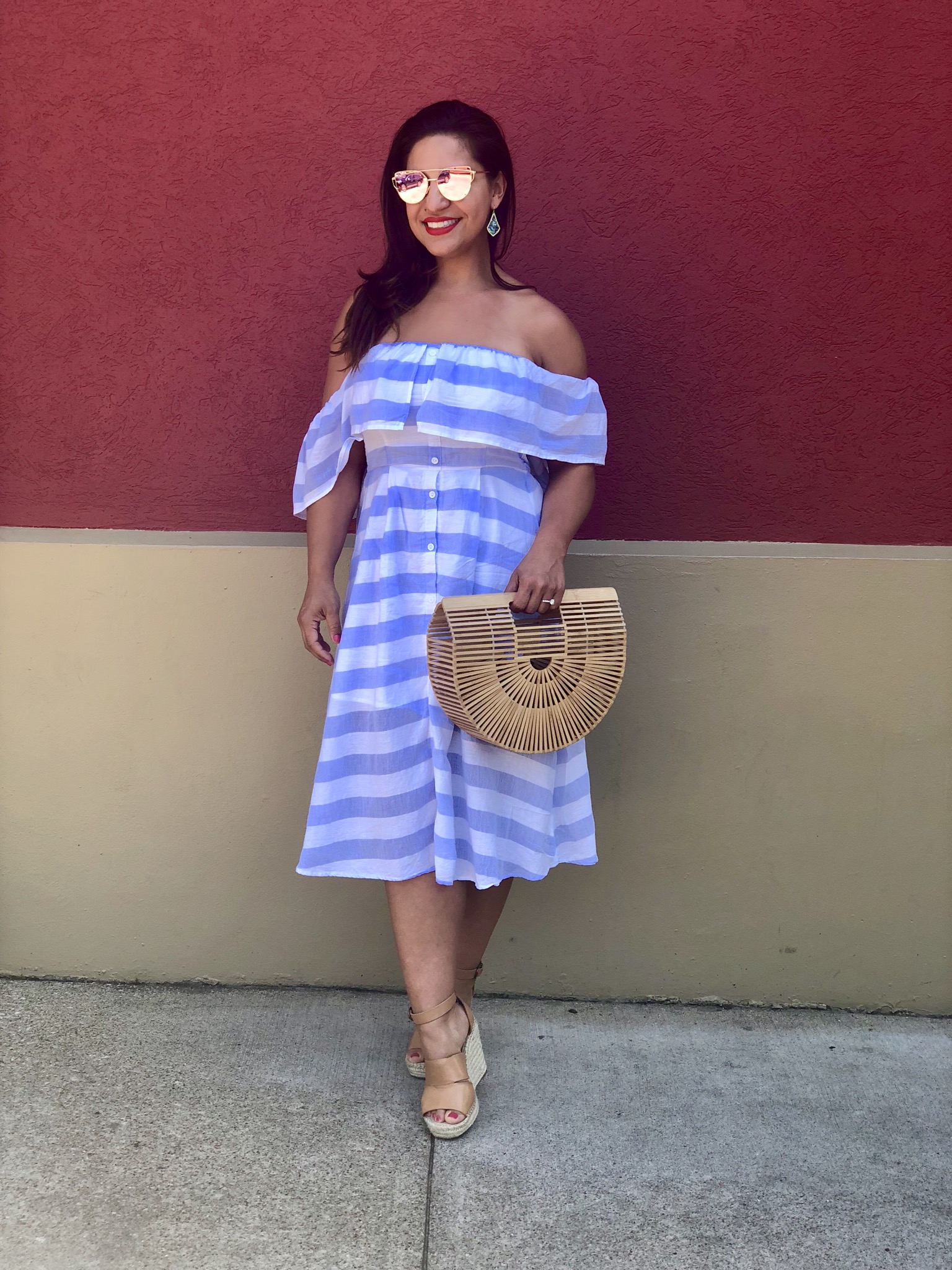 Trend Alert : Blue and White Stripes in Cool Fabrics