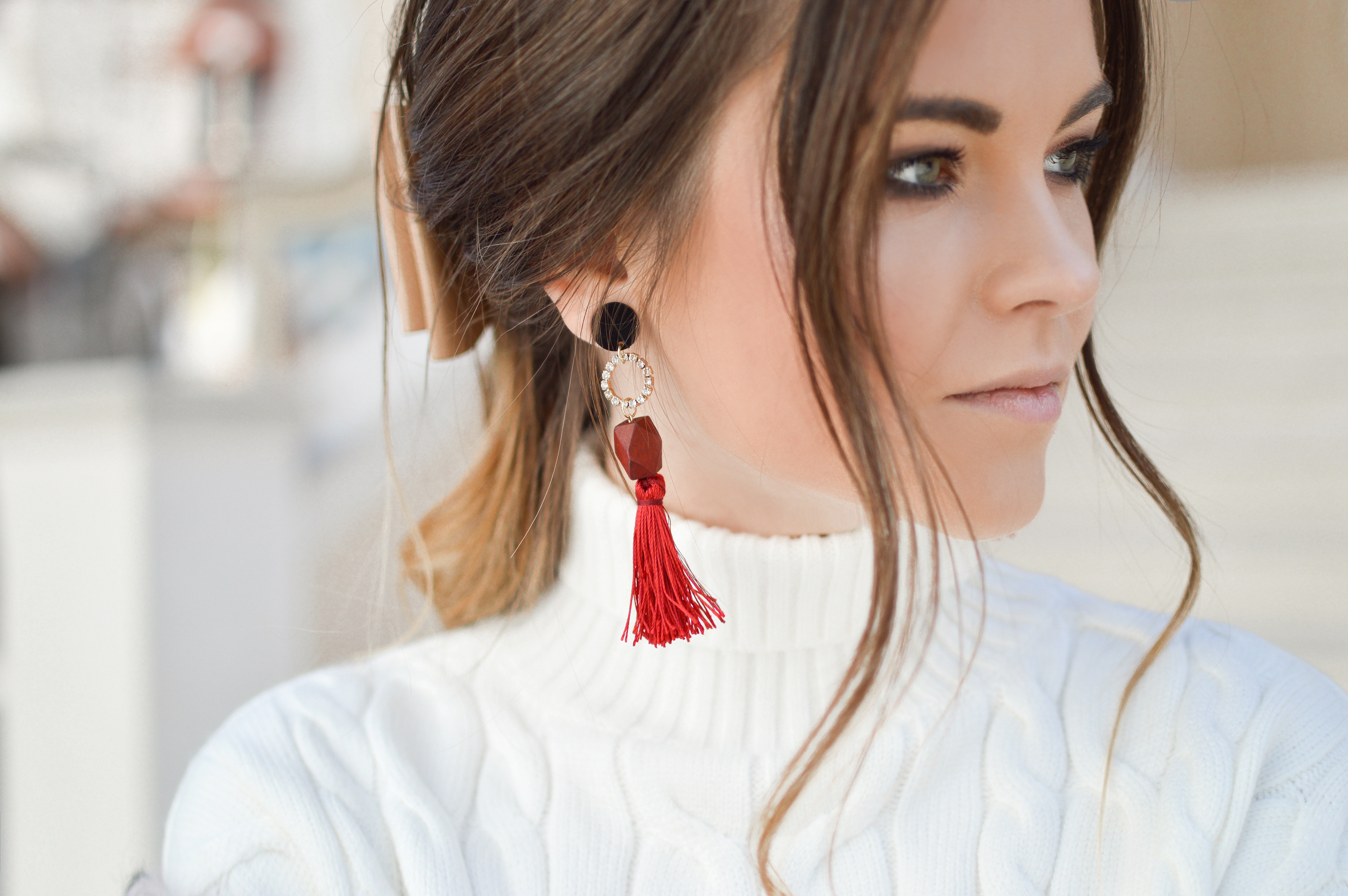 How to Wear Statement Earrings